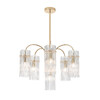 Миниатюра фото потолочная люстра на штанге lumion opulenta 8413/6 французское золото | 220svet.ru